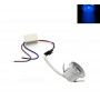 FARETTO LED 1W A INCASSO SILVER PUNTO LUCE COLORE BLU