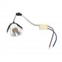 FARETTO LED COB A INCASSO 3 W MINI PUNTO LUCE CALDA 3000K BORDO BIANCO P29