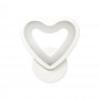 APPLIQUE LED CUORE IN VETRO A PARETE LUCE CALDA LAMPADA 6 W