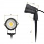 FARETTO LED 5 W PROIETTORE LUCE CALDA PICCHETTO DA TERRA ESTERNO ED06-NC