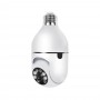 TELECAMERA IP LED LAMPADINA E27 WIFI SMART CAM VIDEOSORVEGLIANZA CONTROLLO APP