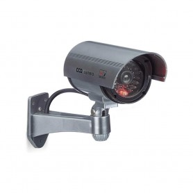 TELECAMERA FINTA LED LAMPEGGIANTE VIDEOSORVEGLIANZA CAM CCTV