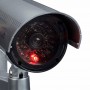 TELECAMERA FINTA LED LAMPEGGIANTE VIDEOSORVEGLIANZA CAM CCTV