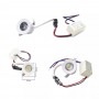 KIT 10 FARETTI A INCASSO FARETTO 1 W LED LUCE BIANCA 6500 BORDO BIANCO P31