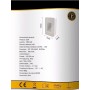 APPLIQUE LED LUCE BIANCA FARETTO 12 W SEGNAPASSI A MURO ESTERNO BIANCO IP65 ES62