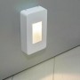 APPLIQUE LED LUCE NATURALE FARETTO 12 W SEGNAPASSI A MURO ESTERNO BIANCO ES62