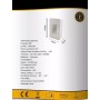 APPLIQUE LED LUCE NATURALE FARETTO 12 W SEGNAPASSI A MURO ESTERNO BIANCO ES62