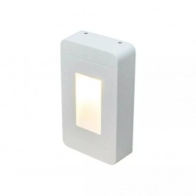 APPLIQUE LED LUCE CALDA FARETTO 12 W SEGNAPASSI LAMPADA IP65 ESTERNO BIANCO ES62