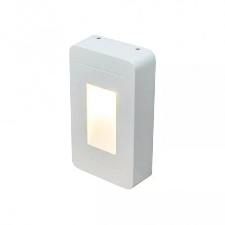 APPLIQUE LED LUCE CALDA FARETTO 12 W SEGNAPASSI LAMPADA IP65 ESTERNO BIANCO ES62