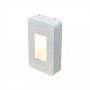 APPLIQUE LED LUCE CALDA FARETTO 12 W SEGNAPASSI LAMPADA IP65 ESTERNO BIANCO ES62