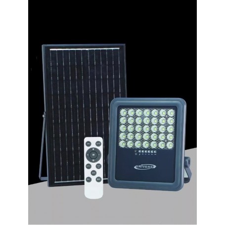 FARO LED CON PANNELLO SOLARE 150 WATT LUCE NATURALE 4000K TELECOMANDO