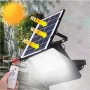 FARO LED PANNELLO SOLARE CREPUSCOLAE FARETTO 10 W LUCE BIANCA TELECOMANDO