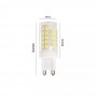 5 LAMPADINE G9 LAMPADINA LED 4.8 W - 60 W LUCE BIANCA PER LAMPADARIO APPLIQUE