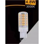 5 LAMPADINE G9 LAMPADINA LED 4.8 W - 60 W LUCE CALDA PER LAMPADARIO APPLIQUE