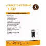 FARETTO SEGNAPASSI CALPESTABILE 12 V 1 W LED LUCE NATURALE ESTERNO IP68 ES41