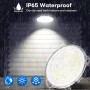 FARO LED LAMPADA INDUSTRIALE 150 W LUCE BIANCA UFO DISCO ROTONDO IP65 HE