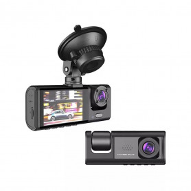 TELECAMERA PER AUTO DASHCAM FULL HD DVR CAR VIDEO 3 CAM DA RETROMARCIA